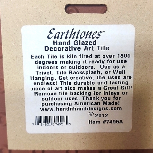Tile, Hand glazed Made In USA.  Albuquerque New in box - Picture 3 of 9